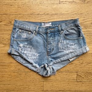 One by one teaspoon Cut Off Jean shorts